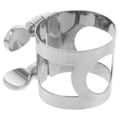 Pikkukuva 1 / 3: Sax Metal Ligature -kiinnike saksofonin suukappaleelle, alttosaksofonin metalliosat