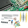Miniatyrbilde 2 av 5: 1818 deler DIY elektronikk komponenter sett sortiment motstander LED triode kondensatorer dioder PCB potent