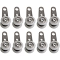 Miniatyrbilde 1 av 5: Bqlzr 10 stk Ruller for Buet Vinduer eller Skyvedører - Metall og Plast - 4,5 x 1,9 A344