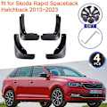 Miniatyrbillede 1 af 2: Skoda Rapid Spaceback Hatchback 2013~2023 Mudflaps Mudguards Splash Fender Guard Fortilbehør 2014 2015 2016 2017 2018