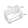 Miniatyrbild 2 av 5: Transparent Skyddande Fodral för Gopro11/10, Anti-fall Stötsäkert TPU-Fodral