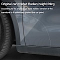 Miniatyrbillede 4 af 4: Sort TPU Bilkrop Beskyttelsesfilm Usynlig Til Tesla Model 3/Y 2017-2023 Forreste Bageste Dør Udvidet Transparent Bilbeklædningssæt
