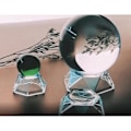 Miniatyrbilde 3 av 5: 3x Krystallkule Akrylbase Kuleholder Hjemmedekor DIY Visningsstativ Stor