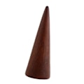 Miniatyrbillede 5 af 5: Træ Kegleformet Ring Armbånd Smykke Display Stativ Holder Display L-8mm