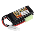 Pikkukuva 2 / 5: ZOP Power 2S 7.4V 1000mAh 25C LiPo Akku T-liittimellä RC-autolle Lentokone Helikopteri FPV Racing Droneen