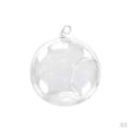 Miniatyrbilde 1 av 5: 5 stk Glass Mini Blomstervaser Ballformet Hage Bryllup Hjem Decor Gave Sett