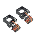 Pikkukuva 4 / 5: 2x Servo-teline 2 Dof Kit Gimbal W/ 2 Mg996 Servo RC-robotille ja älyautolle