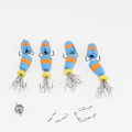 Miniatyrbillede 3 af 5: 4 stk. Overfladeagn Topwater Lures Flydende Agnsfisk Crankbaits Jerkbaits Bløde Agnsfisk Swimbaits