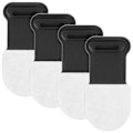 Miniatyrbilde 1 av 3: 4 stk Holdbare Port Plugger Selvklebende Anti-Støv Lading Port Plugg Kompatibel med Micro USB