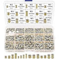 Miniatyrbilde 1 av 2: Gjengeinnsatser Hunn M2 M3 M4 M5 Ss Gjengehylser For 3d-utskrift 330stk