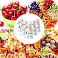 Miniatyrbilde 4 av 5: 50 STK Gaveposer Godteriposer Brødposer Festgaver med Trekkstreng, Festposer Giveaways Godteri Kjeks Søt Biscuit Behandlerposer til Jul Vi