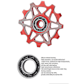 Miniatyrbilde 3 av 3: 12t 14t Landeveissykler Keramisk Hjul 11v 12v Bakgir Jockey Hjul For Shimano Sram Gx Xx1 Keramisk Hastighet Mtb Guide
