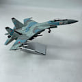 Miniatyrbillede 3 af 5: Metal 1/100 Sukhoi Su-35 Jagerflymodel Russisk Til Hylde Hjemmedekoration
