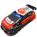 Pikkukuva 3 / 4: 1/10 RC-auton osat Simulaatio Takasiipi Citron Heng Long Rally Drift -kilpa-ajoneuvojen malleihin