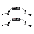 Miniatyrbild 1 av 5: 2x 9-24v 3a 72w AC/DC-adapter Växlande Strömförsörjning Reglerad Strömförsörjningsadapter Display EU-kontakt Hög Kvalitet