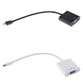 Miniatyrbillede 4 af 4: Dp Display Port Han til Vga Hun Konverter Adapter til Bærbar Tv Sort