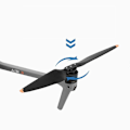 Miniatyrbild 2 av 5: BRDRC Snabbfästen Vikbara 8747F TPU Propellerblad för DJI AIR 3 RC Drönare Quadcopter