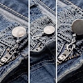 Miniatyrbilde 4 av 5: Glidelås Holder for Jeans - Hold Glidelåsen Oppå Buksene - Krok for Jeans Glidelås og Knapp - Spenne for å Holde Buksens Glidelås Opp