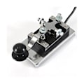 Miniatyrbilde 4 av 5: 3,5 mm K4 Morse-nøkkelsett i rustfritt stål med plugg, manuell telegraf Morse-nøkkel, praktisk CW Morse-nøkkel for