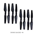 Miniatyrbillede 3 af 4: JY019 E58 RC Drone Tilbehør Foldbare Propeller Propellerblade