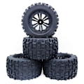 Miniatyrbilde 4 av 5: 4 stk. ZD Racing 1/10 Truck Universal Hjuldekk for HPI HSP Savage XS TM Flux RC Bil Deler