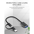Pikkukuva 4 / 5: 2-in-1 USB 3.0 OTG-sovitinjohto Type-C - USB:sta USB 3.0 -liitäntään, puhelimen lataukseen