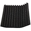 Miniatyrbilde 4 av 5: 1 Pakke - Acoic Paneler Skum Ingeniør Spon Lydpaneler 11.81x11.81x1.1 Tommer