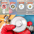 Miniatyrbilde 2 av 4: Gassadapter 1/2\" Hunn Kvinnelig X 1/4\" Hunn Mannlig - Gasslange Adapter Laget Av Kobber, Overgang 1/2\" Høyre Intern Gjenger Til 1/4\" Venstre Ekstern Gjenger Fo