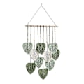 Miniatyrbild 4 av 5: Blad Macrame Väggbonad Boho Rum Heminredning Vävd Estetisk Väggtapet Hem Rum Bröllop Deko