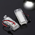 Miniatyrbilde 1 av 2: 2x LED Nummerplate Lysutskifting for Ford Fiesta Focus C-max Kuga Mondeo Jaguar
