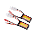 Miniatyrbilde 2 av 5: 2 stk. ZOP Power 7.4V 300mAh 30C 2S LiPo Batteri PH2.0 Plugg for RC Drone