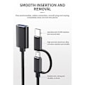 Pikkukuva 2 / 5: 2-in-1 USB 3.0 OTG-sovitinjohto Type-C - USB:sta USB 3.0 -liitäntään, puhelimen lataukseen