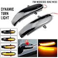 Miniatyrbilde 3 av 5: Dynamisk LED Bakspeil Side Speil Blinklys Indikatorlys Svingsignal Lampe For C W203 T-modell Cl203