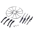 Miniatyrbild 2 av 5: Propeller + Landningsställ + Propellervakt Set för Syma X5sc X5sw Drone Quadcopter