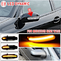 Miniatyrbilde 5 av 5: Dynamisk LED Bakspeil Side Speil Blinklys Indikatorlys Svingsignal Lampe For C W203 T-modell Cl203