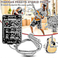 Miniatyrbild 2 av 5: Fishman 4-bands 301 EQ-tuner Piezo-mikrofonförstärkare med blandning för akustisk gitarr