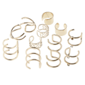 Miniatyrbilde 4 av 4: 2x Ørepynt Pierced Rose Gold