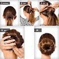 Pikkukuva 3 / 3: Erittäin pieni hiusdonitsi, Mini Chignon -hiusdonitsimuotoilija (6 kpl, pieni koko 2,4 tuumaa, musta) TR31