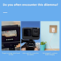 Miniatyrbild 3 av 5: 6000mAh Handhållen Powerbank Laddningsgrepp för Action 3