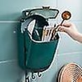 Miniatyrbillede 2 af 3: Multifunktionel vægmonteret spisepindbur til husholdning - Opbevaringsbeholder til spisepinde, skeer og gafler med dræning