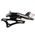 Miniatyrbilde 2 av 5: 25 stk Motorsykkel Nummerplateholder Svart Baklys Nummerplatebrakett Passer for CB650R CBR650R 2021+