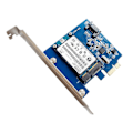 Miniatyrbilde 4 av 5: Skrivebord PCIe X1 til MSATA SSD SATA3.0 Combo Utvidelseskort PCI Express Kontroller Mini SATA SSD Adapter