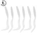 Miniatyrbilde 2 av 5: 11cm Myke Plast Kunstige Fiske Agner Grub Worm Agner Fiskeutstyr - 6 stk (Lysende)