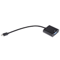 Miniatyrbillede 1 af 4: Dp Display Port Han til Vga Hun Konverter Adapter til Bærbar Tv Sort