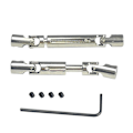 Pikkukuva 1 / 5: 2KPL Päivitetyt Metalliset Vetoakselit 72-93mm Säädettävät LDR/C P06 1/12 RC Autoajoneuvojen Mallien Varaosat