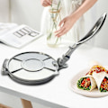 Miniatyrbillede 2 af 5: Køkken Tortilla Maker Presse Dej Kød Presse Maker Bageudstyr Værktøjer Tortilla Pandekage Pie Værktøjer Bage