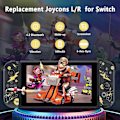 Miniatyrbillede 2 af 5: Controller til Nintendo Switch, Udskiftning til Switch Controllers med Dobbelt Vibration/Vækning/Skærmbillede