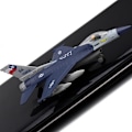 Miniatyrbilde 4 av 5: 1:100 F-16 Jagerfly Diecast Legering Jagerflymodell Med Stativ Blå