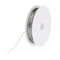 Miniatyrbillede 3 af 5: 3x 1 Rulle Rustfrit Stål Tråd - Halepærletråd Smykkefremstilling Snore Fund For DIY Halskæder Armbånd
