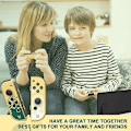 Miniatyrbild 2 av 5: Kontroller för Nintendo Switch, L/R Joypad Switch-kontroller med dubbel vibration, stöd för väckning/rörelse-kontroll, kompatibel med Nintendo Switch/LITE